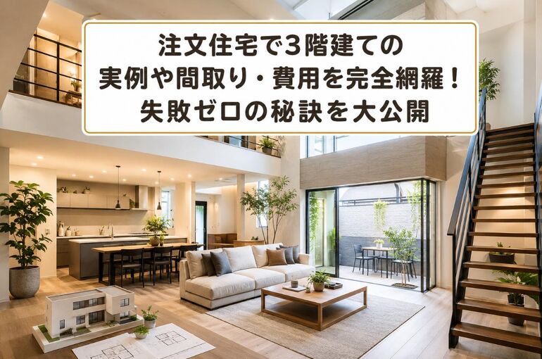 注文住宅 3階建て